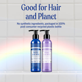 Dr. Bronner's Organic Hair Crème Lavender Coconut fair-trade label and sourcing