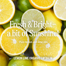 Beeswax and avocado oil ingredients highlighted on Dr. Bronner's lip balm label.