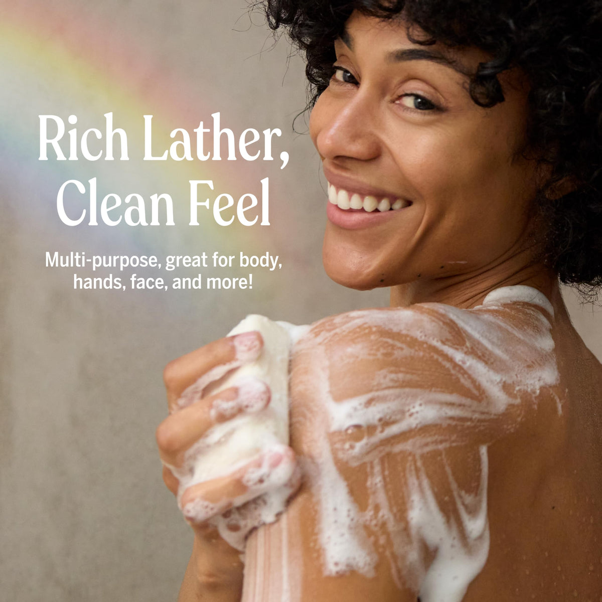 Invigorating citrus scent, leaving skin refreshed after wash