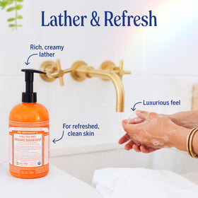 Dr. Bronner's Tea Tree Sugar Soap for facial cleansing with mild formula.
