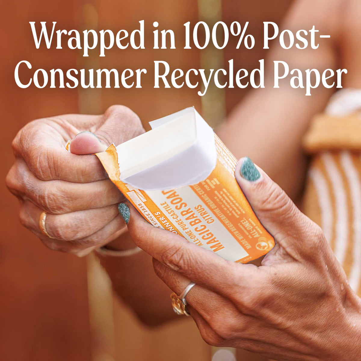 Vegan soap bar with plant-based ingredients for gentle cleansing