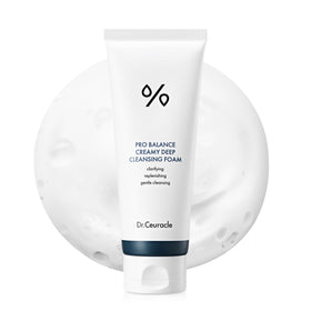 Dr. Ceuracle Pro Balance Creamy Deep Cleansing Foam bottle for gentle daily cleansing.