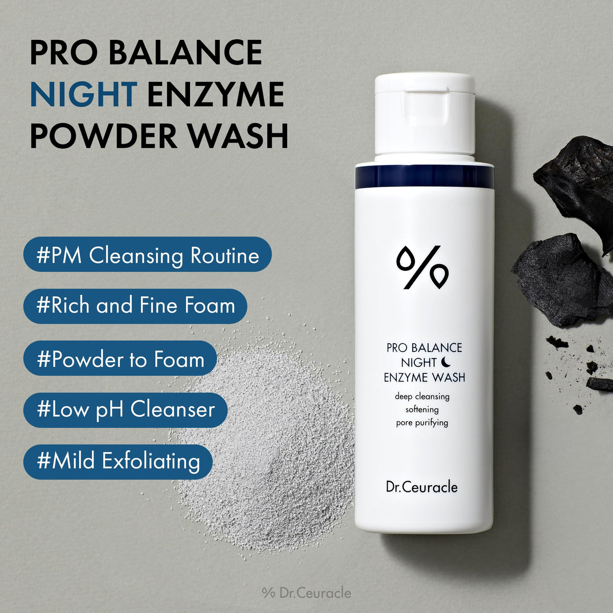 Dr.Ceuracle Pro Balance foaming-action creates creamy lather for deep cleansing