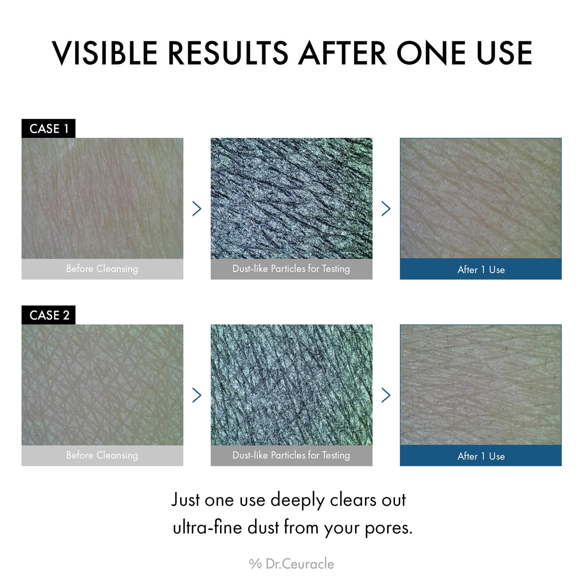 Dr.Ceuracle Pro Balance powder-dispense reveals gentle daily cleansing texture