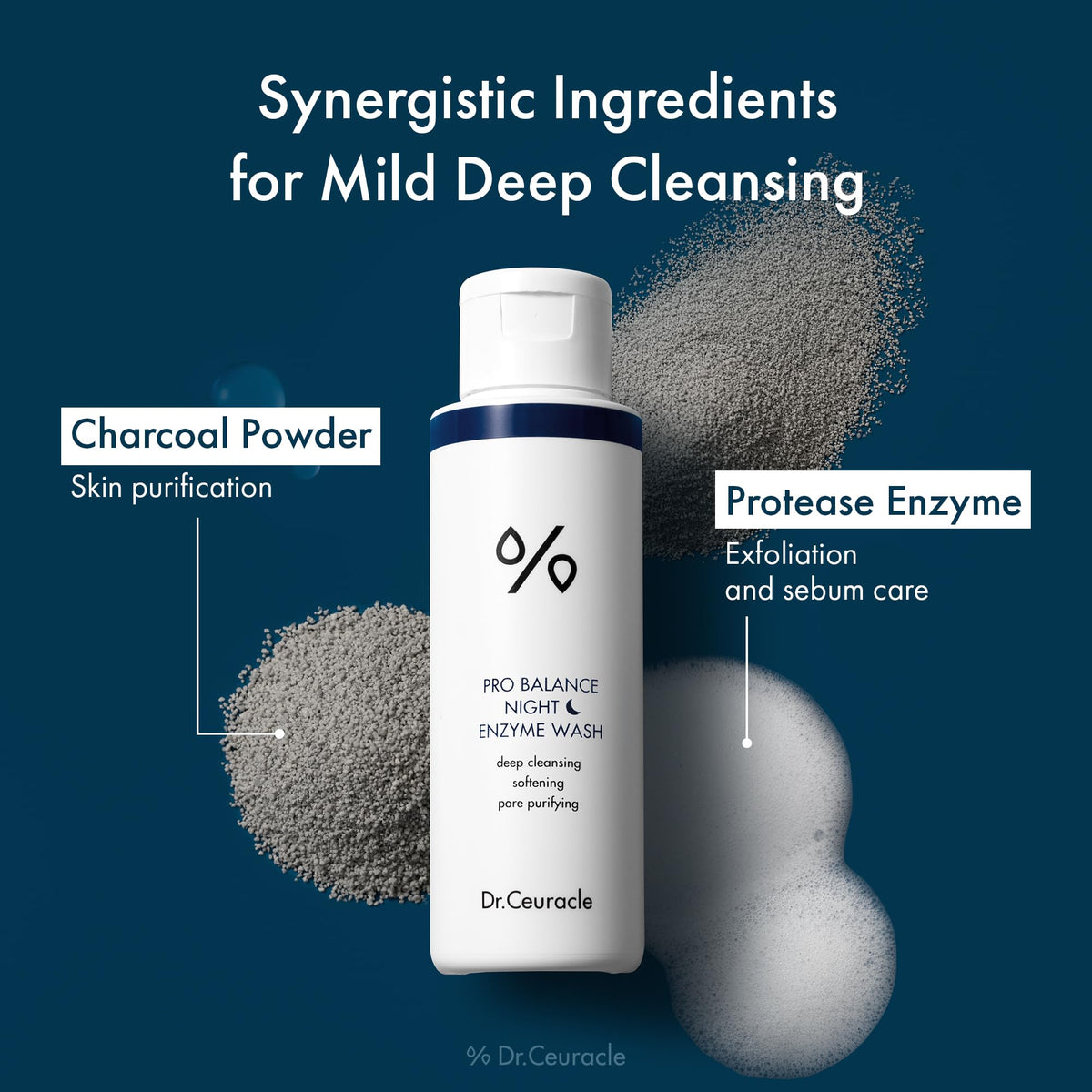 Dr.Ceuracle Pro Balance texture-closeup highlights enzyme powder consistency