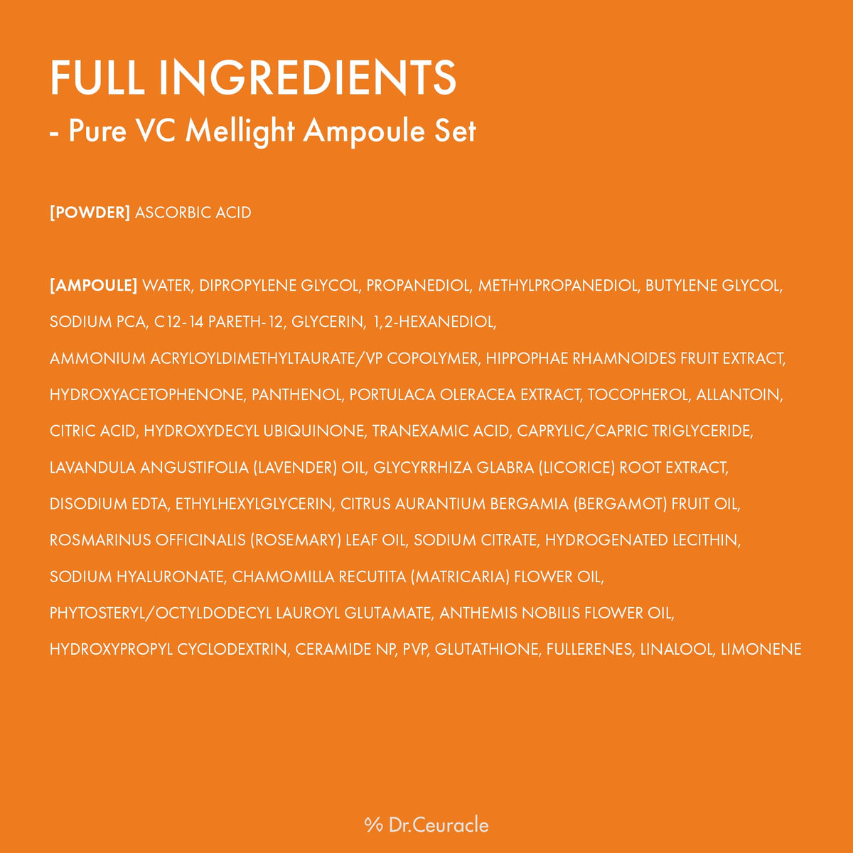 Dr.Ceuracle Mellight four-week program encourages consistent care for brighter skin.
