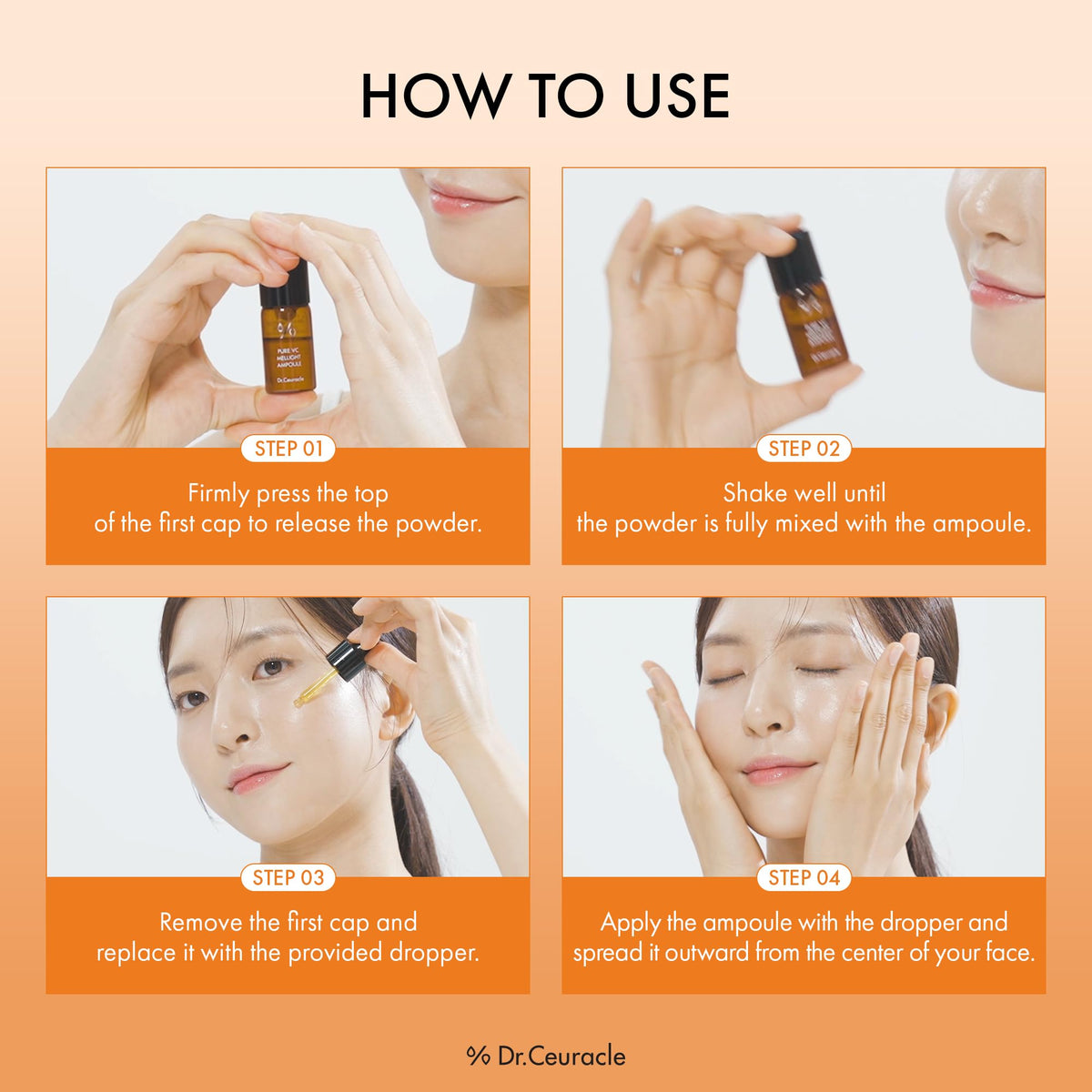 Dr.Ceuracle Mellight packaging conveys premium skincare with wellness-friendly freshness.