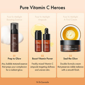 Dr.Ceuracle Mellight Ampoule hints at radiance and even tone potential.