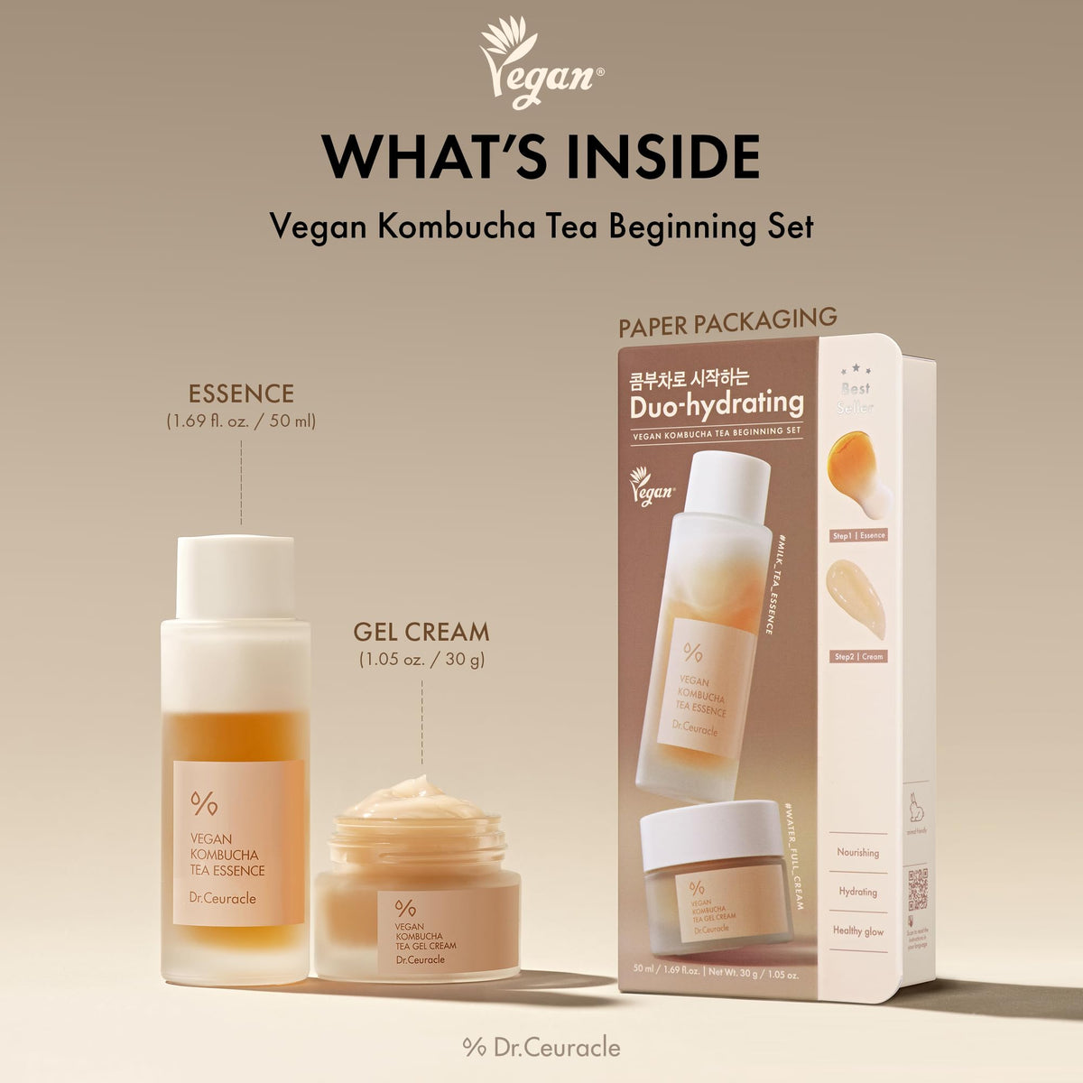 Dr. Ceuracle travel-friendly mini set for on-the-go skincare routines