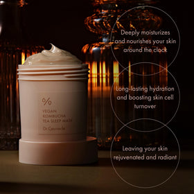 Dr.Ceuracle Vegan Kombucha Tea Sleeping Mask texture melting like butter during application
