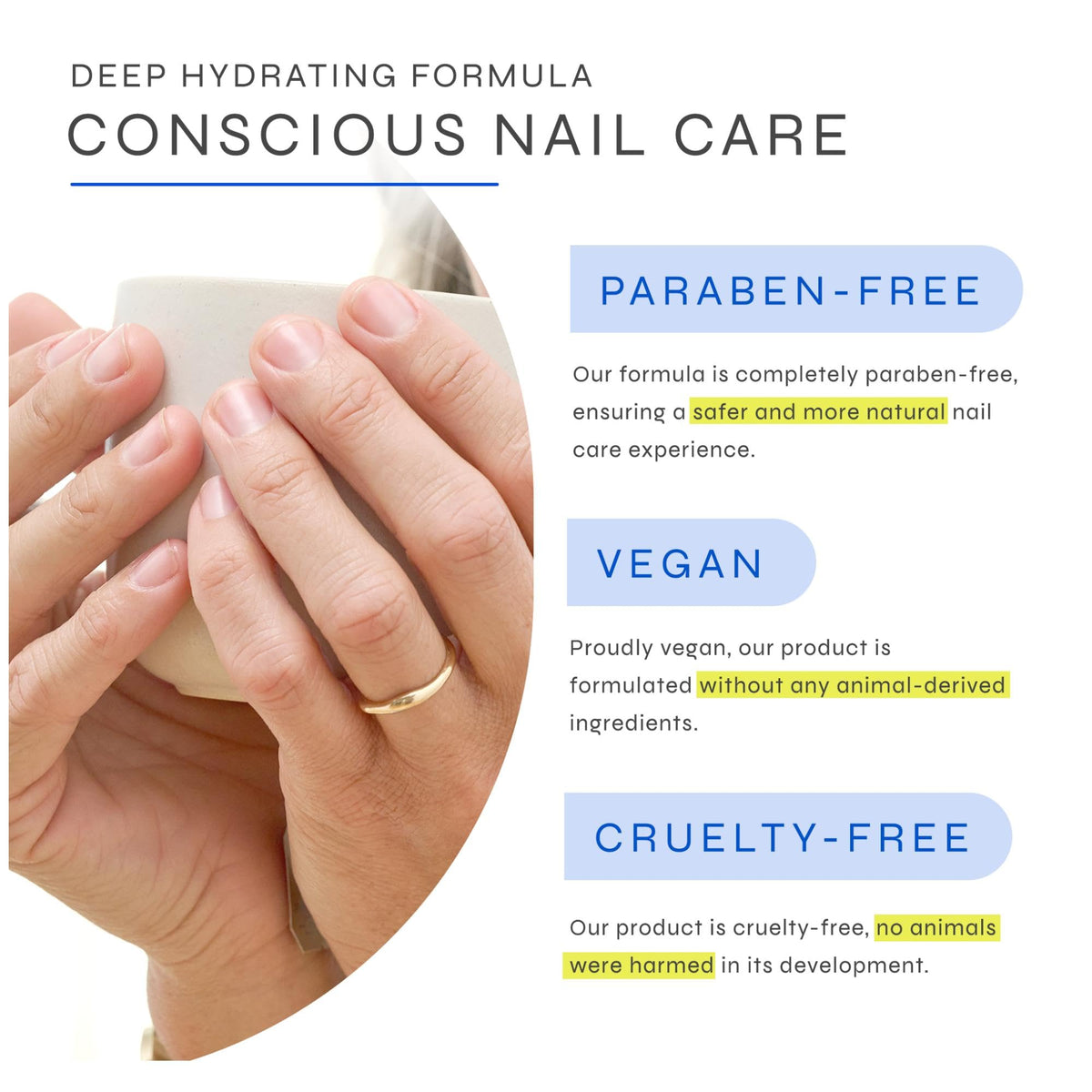 Dr. Dana Beauty gel-oil hybrid formula provides hydration and shine without polish.