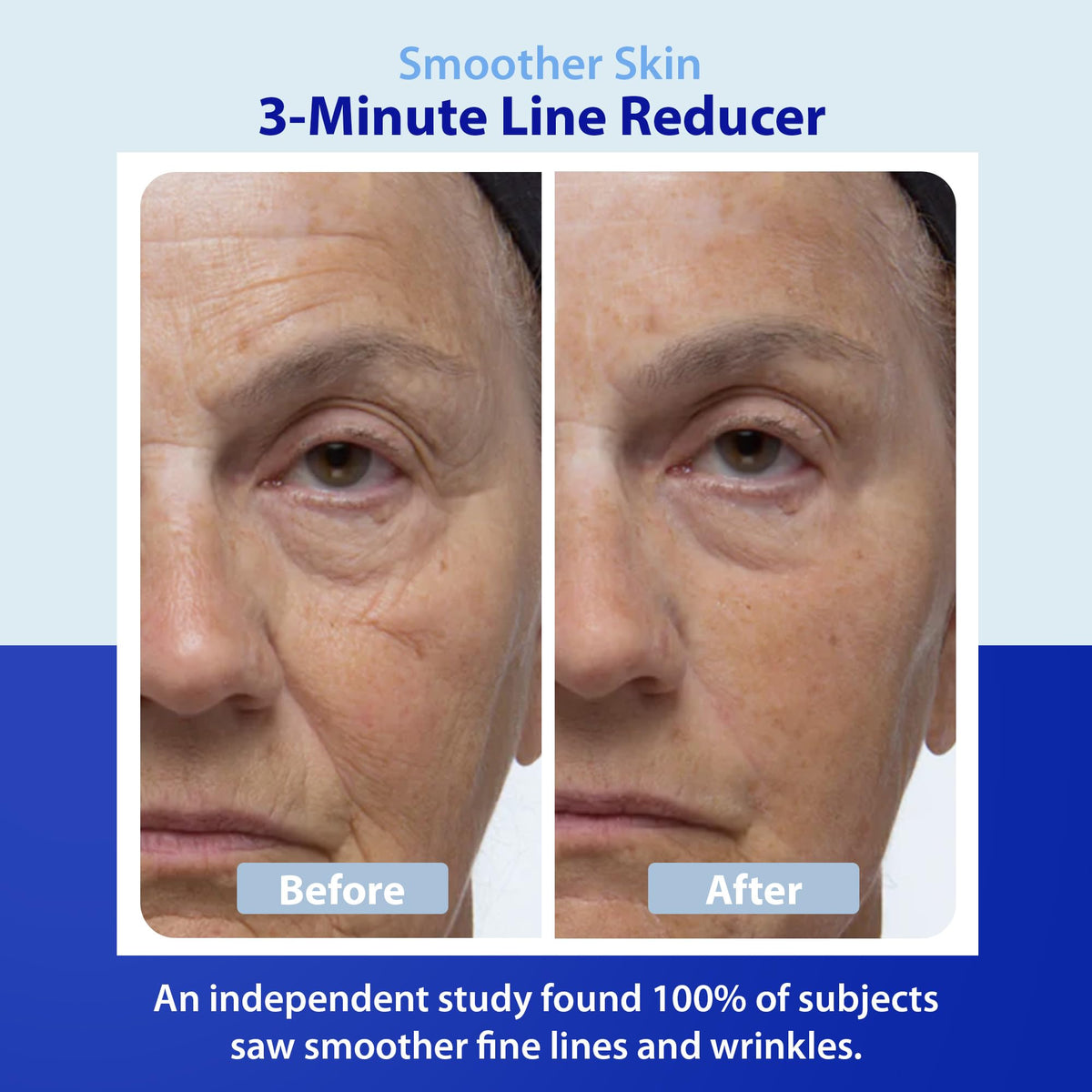 Dr Denese Wrinkle Lost Line Reducer re-applies easily without pilling or heaviness.