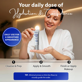 Dr Denese Wrinkle Lost Line Reducer supports daily smoothing for refined skin.