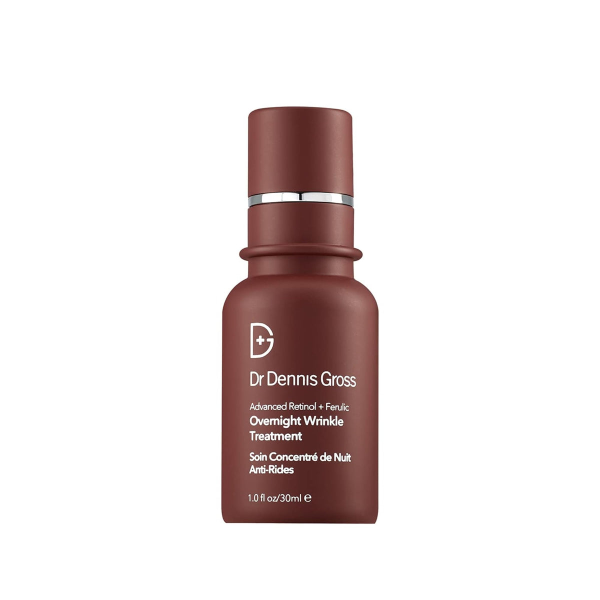 Dr Dennis Gross Advanced Retinol Ferulic Overnight bottle pump for easy nightly application