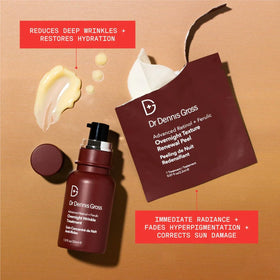 Dr Dennis Gross Advanced Retinol Ferulic Overnight ingredients ferulic acid highlighted