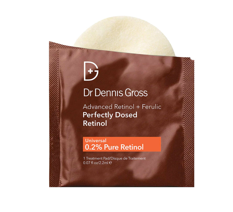 Dr Dennis Gross Advanced Retinol Ferulic treatment pad universal 0.2% for refreshed skin