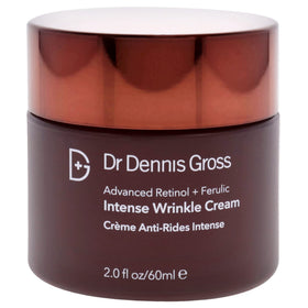 Dr Dennis Gross Advanced Retinol Plus Ferulic cream texture swirl showing rich hydration.