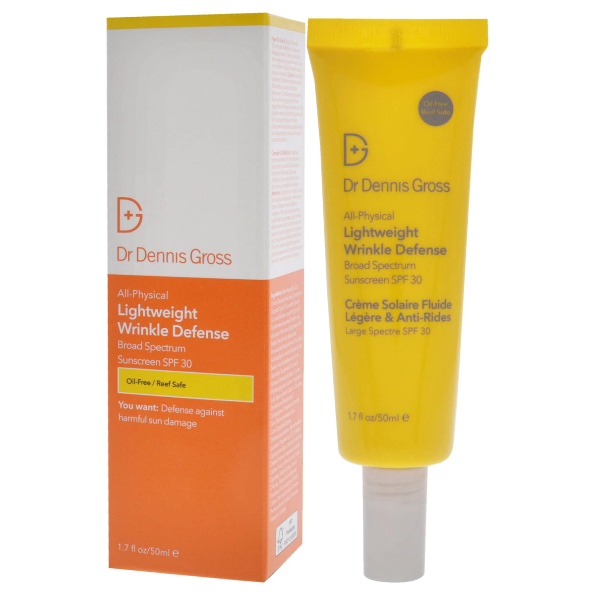 Dr Dennis Gross All Physical SPF 30 application scenario under makeup base.