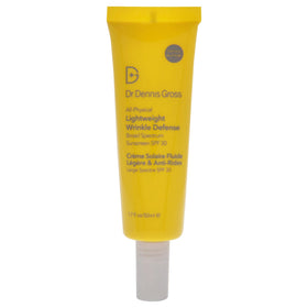 Dr Dennis Gross All Physical SPF 30 texture swatch highlighting a breathable finish.