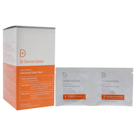 Dr Dennis Gross Alpha Beta Universal Daily Peel application pads ready for an easy at-home routine.