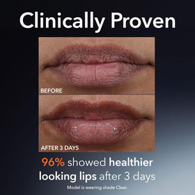 Dr Dennis Gross DermInfusions Berry Lip Treatment application close-up demonstrates shine
