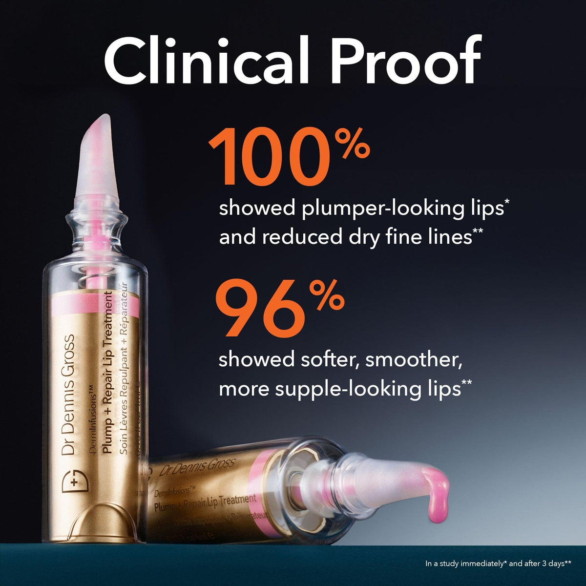 Dr Dennis Gross DermInfusions Berry Lip Treatment with hyaluronic acid and peptides