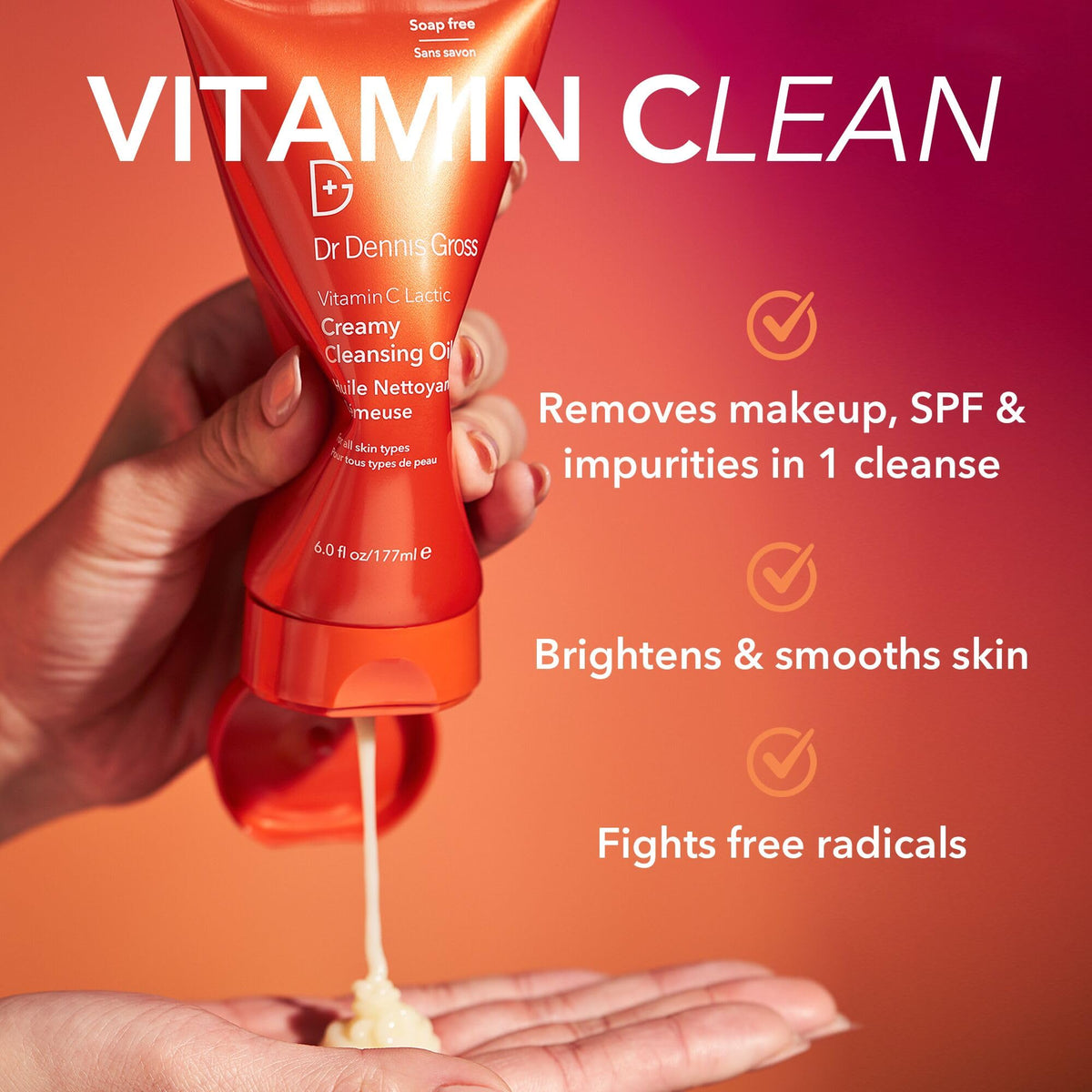 Green tea and apricot nourish while cleansing the skin.