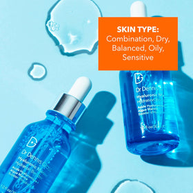Hyaluronic acid focus image showing plump, hydrated skin texture