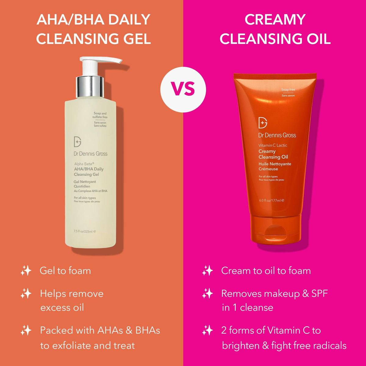 One-step cleanse may reduce the need for a second rinse.