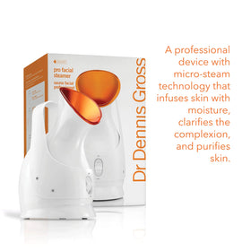 Dr Dennis Gross Pro Facial Steamer infuses hydration to boost skincare absorption.