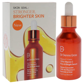 Dr Dennis Gross Vitamin C serum closeup reveals a lightweight, fast-absorbing texture.