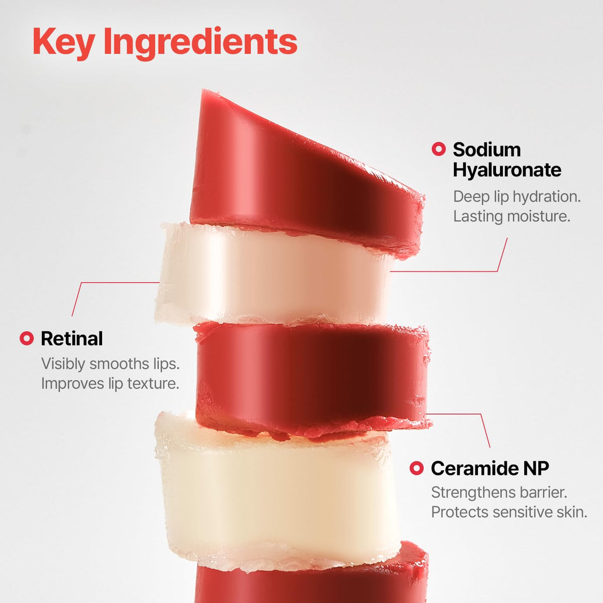 Dr.Different retinal lip balm tinted night use offers overnight repair feel.