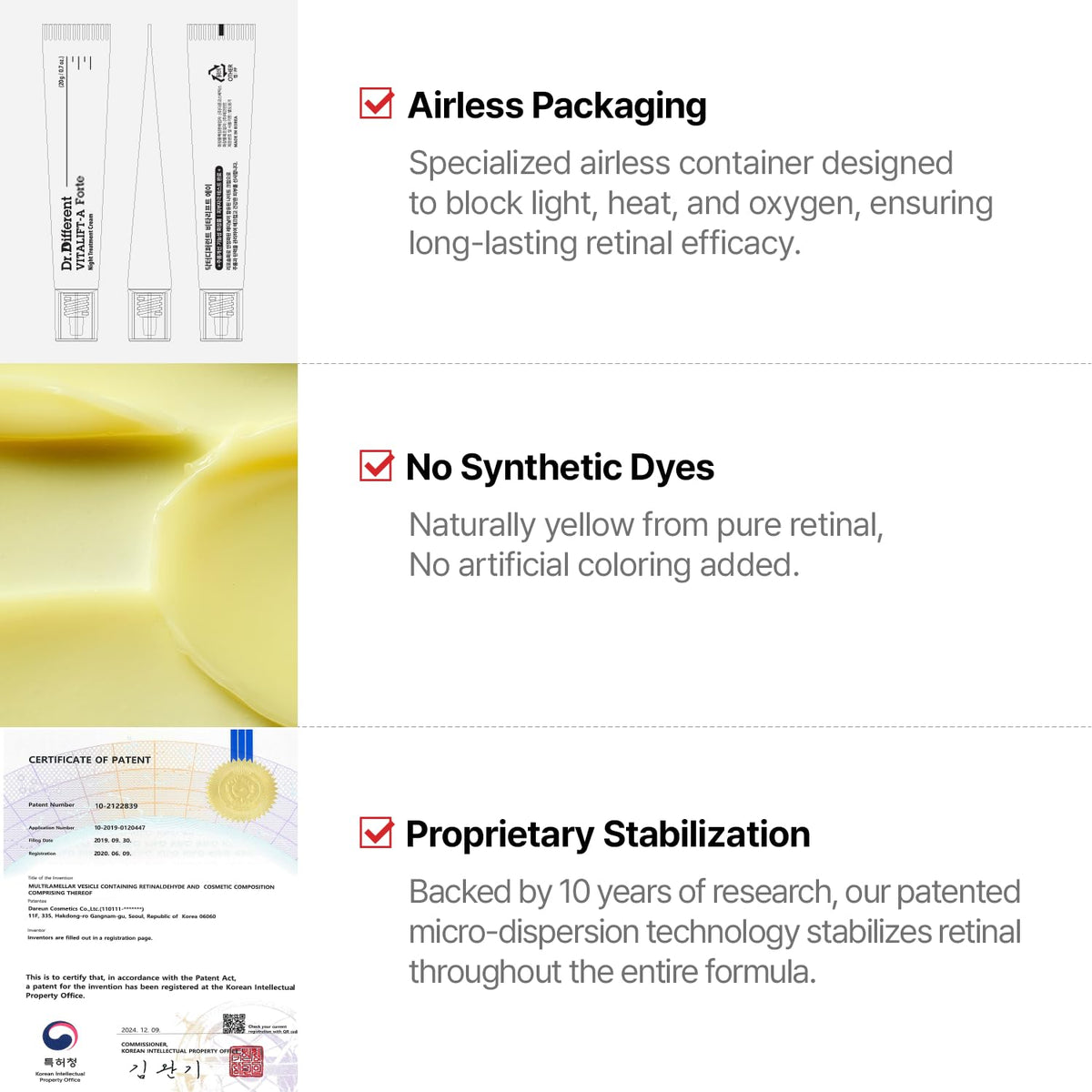 Dr.Different Vitalift-A Forte retinal routine setup image suggesting daily skincare ritual.