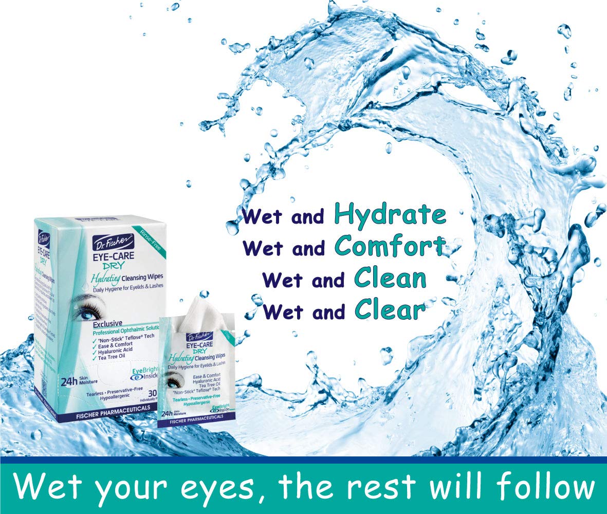 Sensitive-eye friendly option: Dr. Fischer Tea Tree Eyelid Wipes