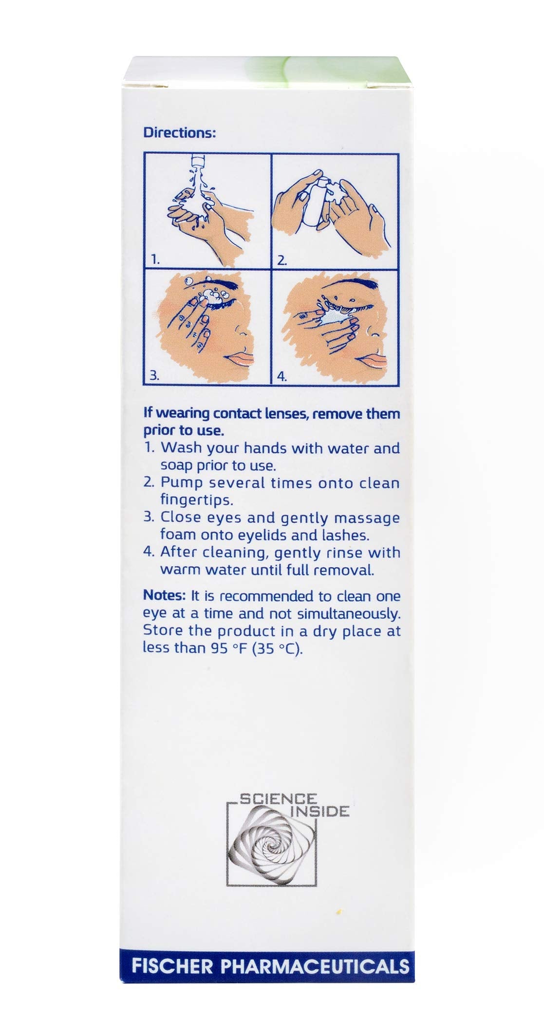 Gentle, tear-free formula designed to avoid stinging.