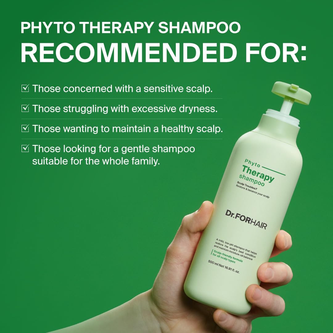 DR.FORHAIR Folligen ingredients with algin and moringa for nourishing care.