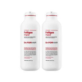 DR.FORHAIR Folligen Original Shampoo bottle shows creamy formula for daily scalp care