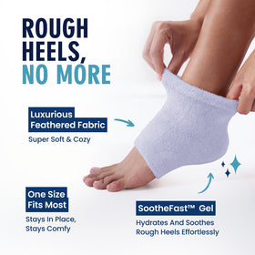Dr. Frederick's Original socks enable overnight hydration without messy creams.