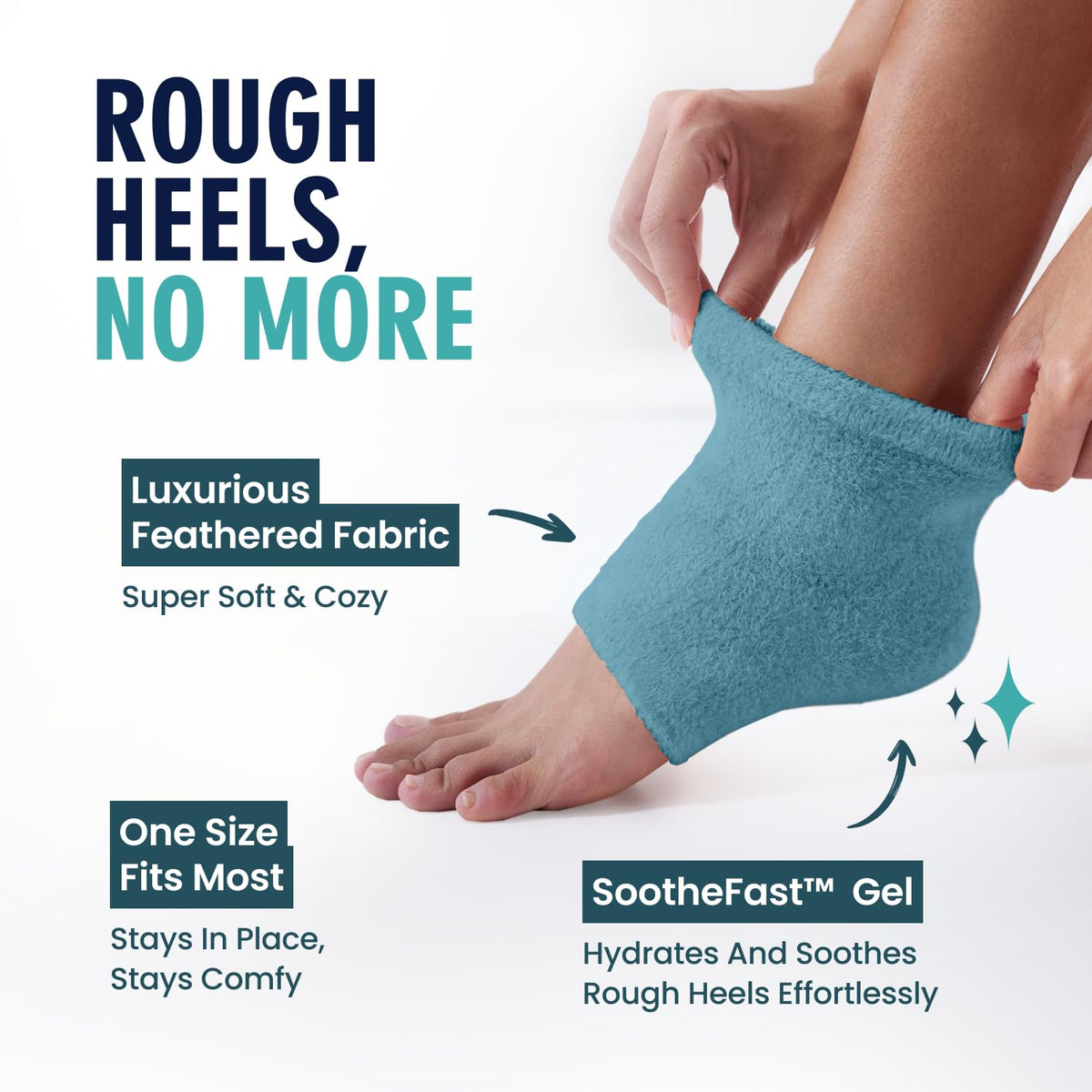 Soft plush exterior and snug fit of Dr. Frederick's Original socks for cozy warmth.
