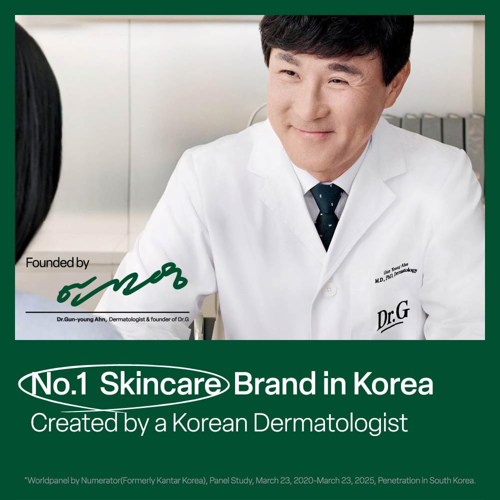 Dr.G packaging and bottle front view communicates premium care.