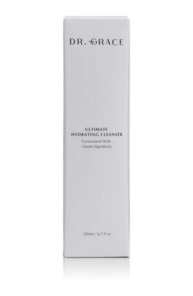 Close-up of light lather from Dr. Grace Hydrating Cleanser, cleansing without over-drying.
