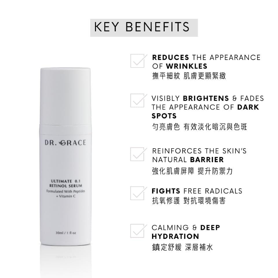 Dr. Grace ceramides barrier support graphic emphasizes moisture and resilience.