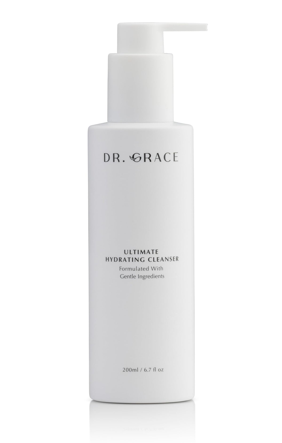 Dr. Grace Ultimate Hydrating Cleanser bottle illustrating a gentle daily cleanse for sensitive skin.