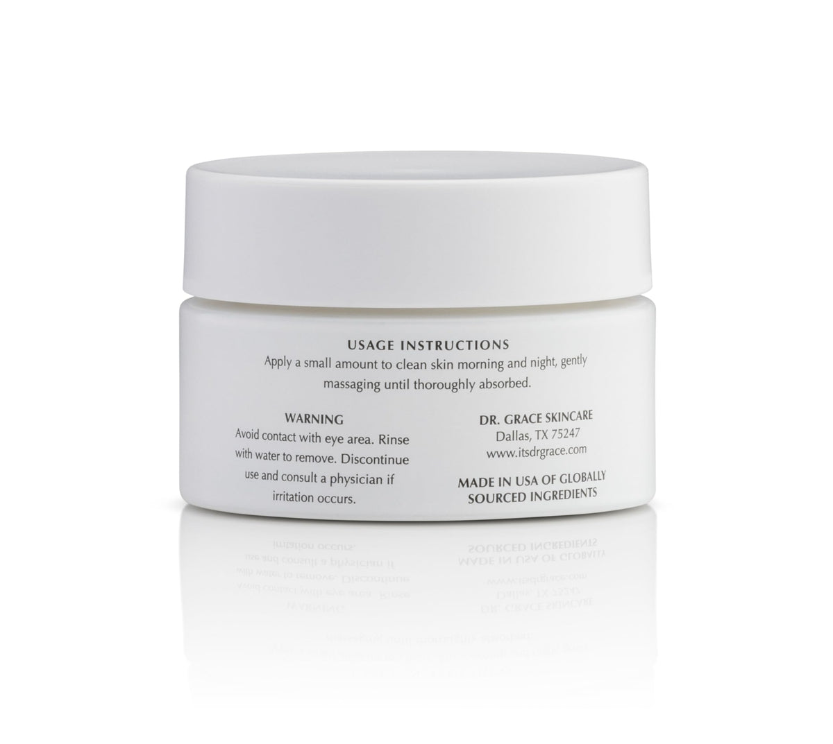 Dr. Grace Ultimate Peptide Cream texture closeup reveals silky non-greasy finish