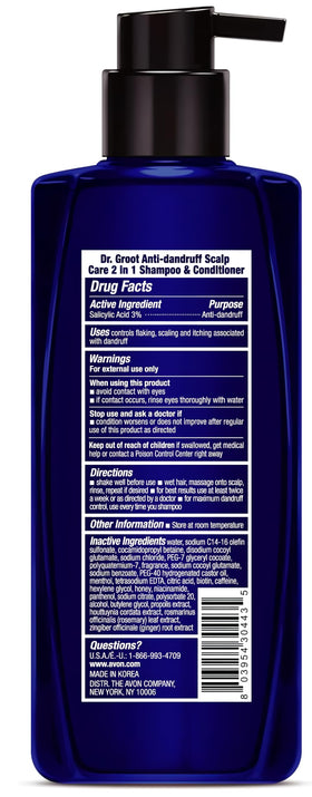 Dr. Groot Anti-Dandruff Shampoo packaging box on display