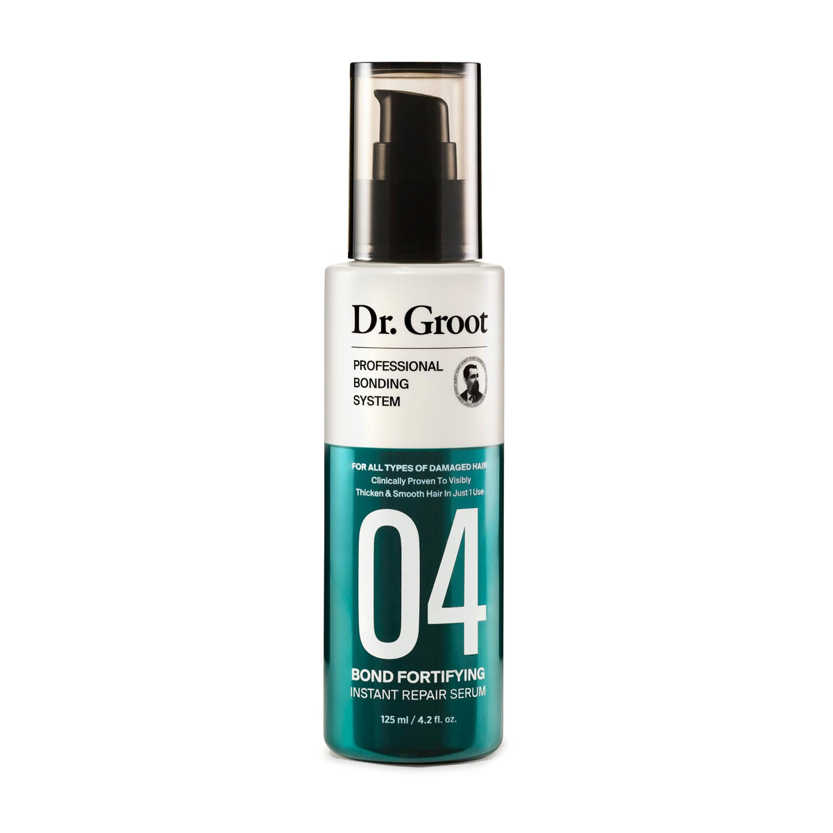 Dr. Groot Bond Fortifying Serum keratin boost for instant repair and smoother shine.