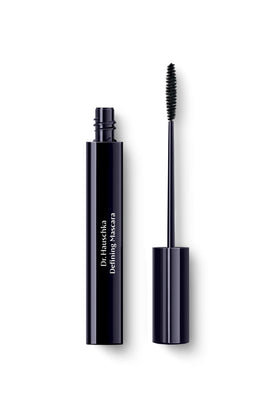 Dr. Hauschka Defining Mascara bottle and wand ready for precise lash definition.