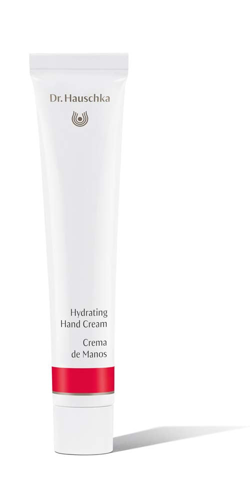 Dr. Hauschka Hydrating Hand Cream bottle for nourishing and protecting dry hands.