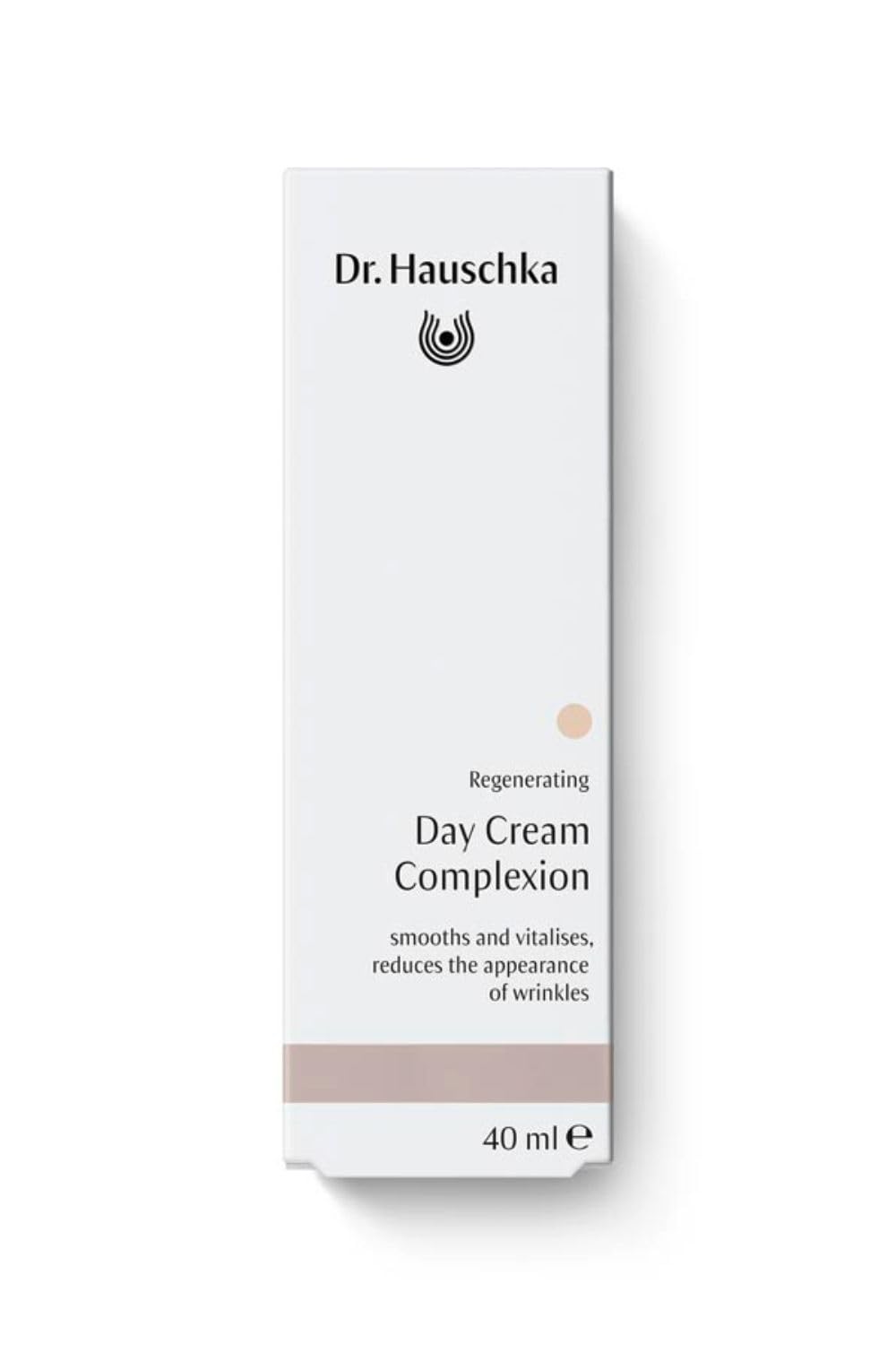 Dr. Hauschka Regenerating Day Cream Complexion texture close-up, softens fine lines.
