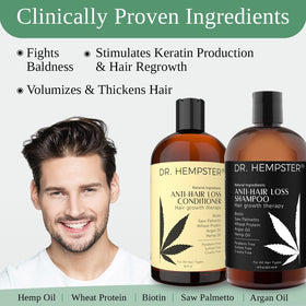 DR. HEMPSTER saw palmetto ingredient emphasizes scalp-friendly care
